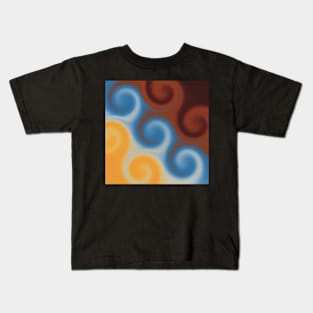 Pattern with swirls Kids T-Shirt